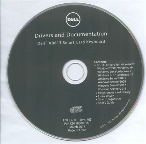 dell kb813 smart card|Dell smart keyboard driver download.